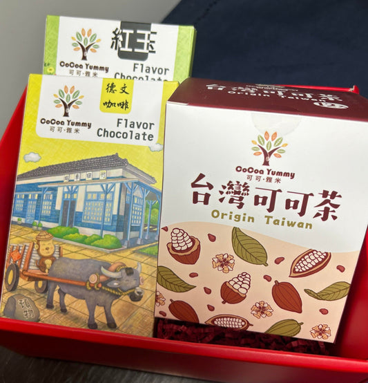 台湾屏東カカオチョコレート＋カカオ茶セット 限定品